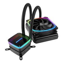 ENERMAX AQUAFUSION 120 SquA RGB fan Black All-in-one CPU Liquid Cooler (ELC-AQF120-SQA)