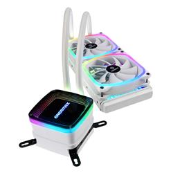 Ventilateur ENERMAX AQUAFUSION 240 SquA RGB Refroidisseur liquide pour processeur tout-en-un blanc (ELC-AQF240-SQA-W)