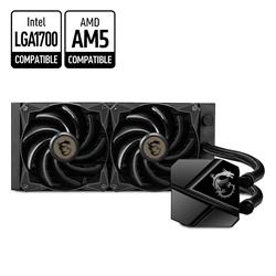 MSI MAG Core Liquid P240 Refroidisseur de liquide pour CPU, radiateur de 240 mm, double ventilateur PWN de 120 mm, Compatibl...