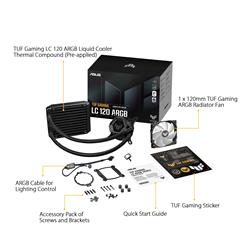 ASUS TUF Gaming LC 120 ARGB all-in-one liquid CPU cooler