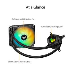 ASUS TUF Gaming LC 120 ARGB all-in-one liquid CPU cooler