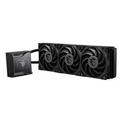 MSI MEG Core Liquid S360 AIO Liquid CPU Cooler, 2.4" IPS Display 360mm Radiator, Triple 120mm Silent Gale P12 PWM Fans, Cont...