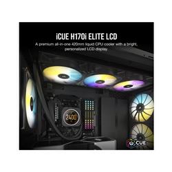 CORSAIR iCUE H170i ELITE LCD Display Liquid CPU Cooler(Open Box)