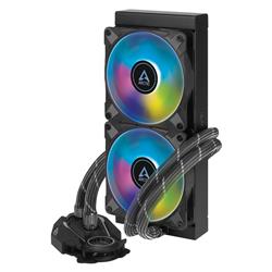 Arctic Liquid Freezer II - 240 A-RGB : All-in-One CPU Water Cooler with 240mm radiator and 2x P12 PWM PST A-RGB fan