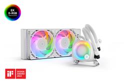 EKWB Nucleus AIO CR240 Lux D-RGB Liquid Cooler - White(Open Box)