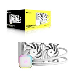 CORSAIR H100i RGB ELITE Liquid CPU Cooler - White(Open Box)