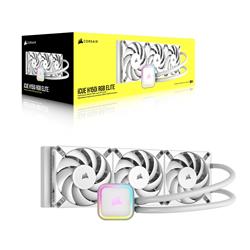 CORSAIR H150i RGB ELITE Liquid CPU Cooler - White(Open Box)