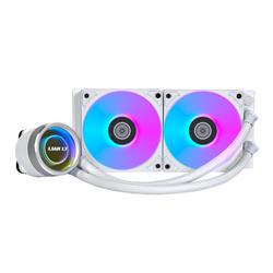 LIAN LI Galahad II Trinity 240mm AIO Liquid CPU Cooler - White