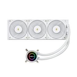 LIAN LI Galahad II Trinity Performance 360mm AIO Liquid CPU Cooler - White (New Version)(Open Box)