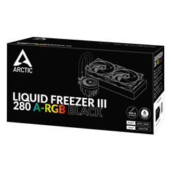 Arctic Liquid Freezer III 280 A-RGB AIO CPU Water Cooler, Black