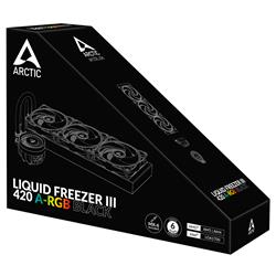 Arctic Liquid Freezer III 420 A-RGB AIO CPU Water Cooler, Black