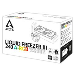 Arctic Liquid Freezer III 240 A-RGB AIO CPU Water Cooler, White