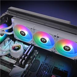 THERMALTAKE TH420 V2 ARGB Sync CPU Liquid Cooler, Snow