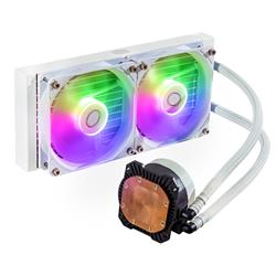 Cooler Master Masterliquid ML240 Core ARGB CPU Liquid Cooler, White