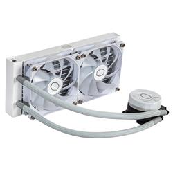 Cooler Master Masterliquid ML240 Core ARGB CPU Liquid Cooler, White