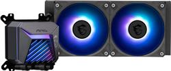 MSI MAG CORELIQUID A15 240, AIO Liquid CPU Cooler, 240mm Radiator, Dual 120mm PWM Fans, ARGB, Compatible with LGA 1851 Socket