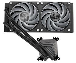 MSI MAG CORELIQUID A15 240, AIO Liquid CPU Cooler, 240mm Radiator, Dual 120mm PWM Fans, ARGB, Compatible with LGA 1851 Socket