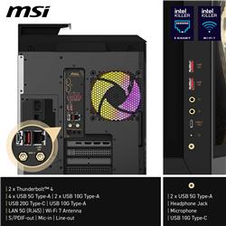 MSI MEG Vision Ultra 9 285K, RTX 5090, 64GB DDR5, 2TB SSD, Win11Pro
