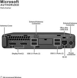 HP EliteDesk 800 G5 i5-9500T 16 Go RAM 256 Go SSD W11P (Remis à neuf)
