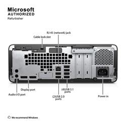 HP ProDesk Desktop, i5-7400, 16GB, 512GB SSD, Win10 Pro, Renewed(Open Box)