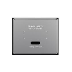 OBSBOT MEET 2 Webcam 4K UHD avec cadrage automatique AI, Space Grey