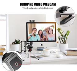 ICAN C33 Webcam 2MP HD 1080P (30fps) with Built-in Omni-directional Microphone