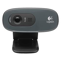 Logitech C270 HD Webcam, 720p with Noise Reducing Mic