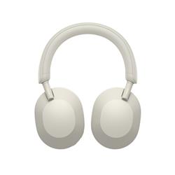 SONY WH-1000XM5 Wireless Noise Cancelling Headphones, Platinum Silver