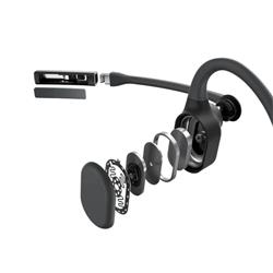 SHOKZ OpenComm2 UC Bluetooth Stereo Headphone with USB-A Dongle, Black