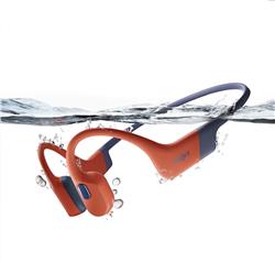 SHOKZ OpenSwim Pro Bone Conduction Bluetooth Headphones, Red