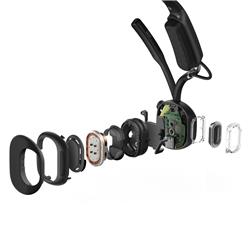 SHOKZ Casque d’écoute stéréo Bluetooth OpenMeet UC USB-A NC avec micro