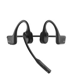 SHOKZ Casque d’écoute stéréo à conduction osseuse OpenComm2 2025, noir