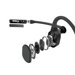 SHOKZ OpenComm2 2025 Bone Conduction Bluetooth Stereo Headphone, Black