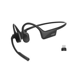 SHOKZ OpenComm2 2025 Bone Conduction Bluetooth Stereo Headphone, Black