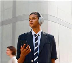 SONY WH-1000XM4C Wireless NC Headphones, Platinum Silver