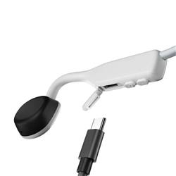 SHOKZ OpenMove Bluetooth Bone Conduction On-Ear Sport Headphones White