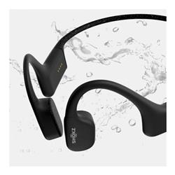 SHOKZ OpenSwim Bone Conduction Open-Ear MP3 Headphones, Cosmic Black(Open Box)