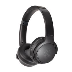 AUDIO-TECHNICA ATH-S220BT Wireless On-Ear Headphones, Black