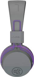 JLAB JBuddies Studio Wireless Kids' Headphone, Grey/Purple(Open Box)