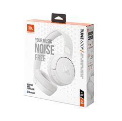 JBL Tune 670NC Casque supra-auriculaire sans fil ANC, blanc