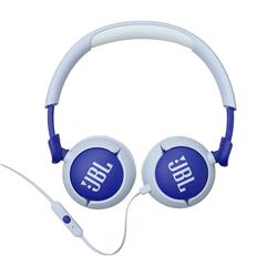 JBL Junior 320 Wired On-Ear Headphones for Kids, Blue