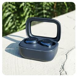 CLEER AUDIO Ally Plus II Adjustable NC True Wireless Earbuds, Blue