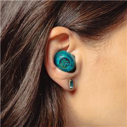 JLAB Go Pop ANC True Wireless Earbuds, Transparent Teal