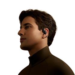 SHOKZ OpenFit 2 Casque Bluetooth avec Micro à Réduction de Bruit, Noir