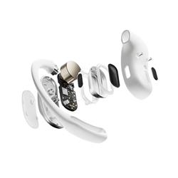 SHOKZ Écouteurs sans fil ouverts OpenFit Air, Blanc