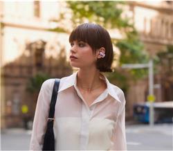 SONY WFLC900 LinkBuds Clip Open Earbuds, Lavender