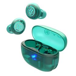 JLAB Go Pop ANC True Wireless Earbuds, Transparent Teal