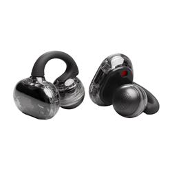 JBL Soundgear Clips True Wireless Open-ear Earbuds, Ghost Black