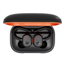 SKULLCANDY Push Active True Wireless Earbuds, True Black/Orange