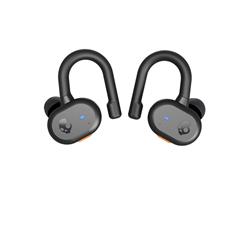 SKULLCANDY Push Active True Wireless Earbuds, True Black/Orange